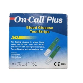 Тест-полоска для измерения глюкозы в крови ON CALL PLUS