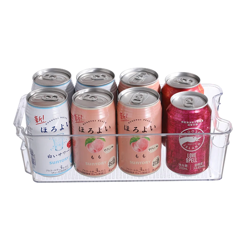 Fridge Organizers and Storage Clear Bins, Kitchen Storage Bins for Pantry, Cabinet Refrigerator Organizer Bins