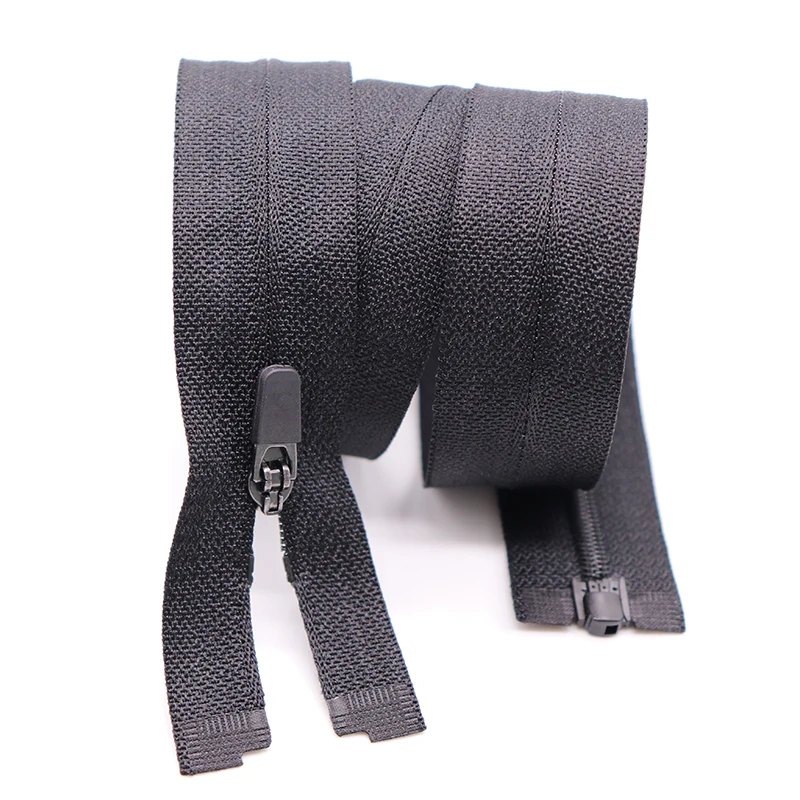3# open end invisible zipper for cycling rubber puller nylon zipper small nylon zipper