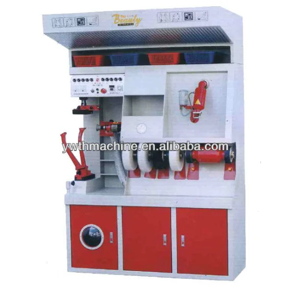 Многофункциональная машина для отделки кожаной обуви