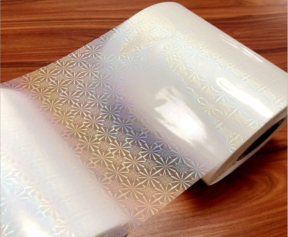 Paper printing cast & cure heat transfer film high quality transparent holographic printing material UV