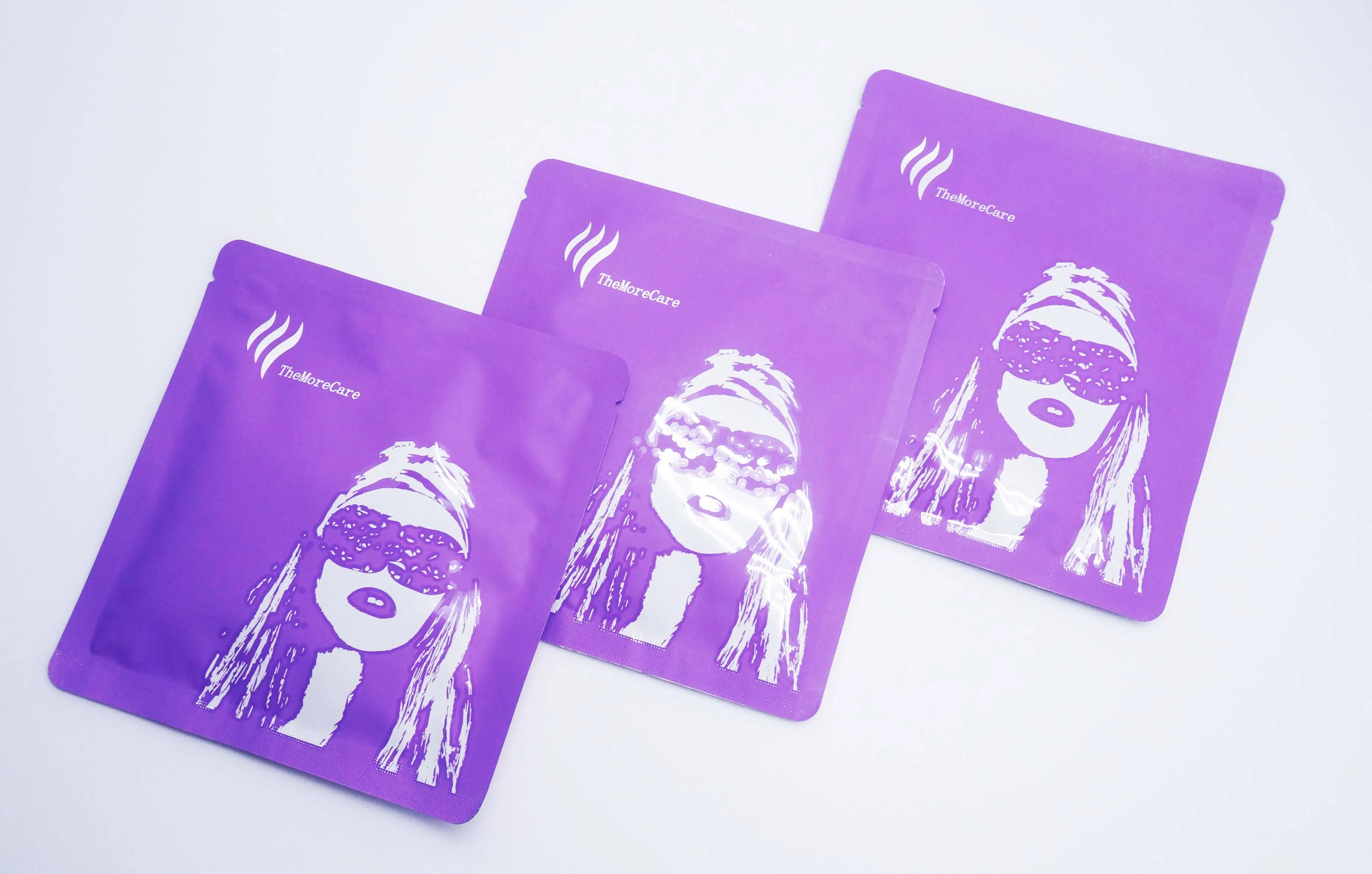 Cotton disposable fashionable air activated self heating heated steam eye mask