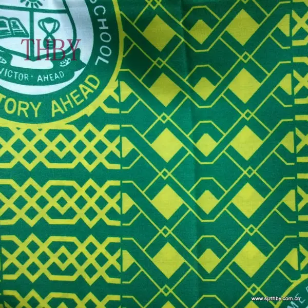 Wholesale 100% cotton real wax print fabric african for school uniform