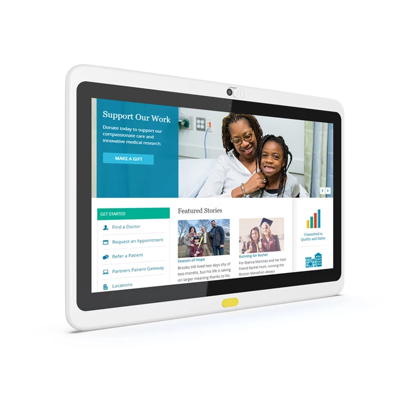 Industrial Rockchip 13.3 Inch Android 8.1 Tablet AIO Medical Touchscreen Display