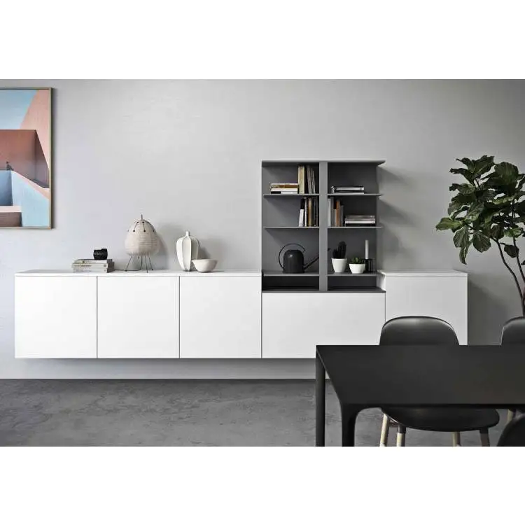 Trlife Luxury White Shaker Pvc Modern High Gloss Acrylic Designs Kitchen Cabinet Sets Made In China
