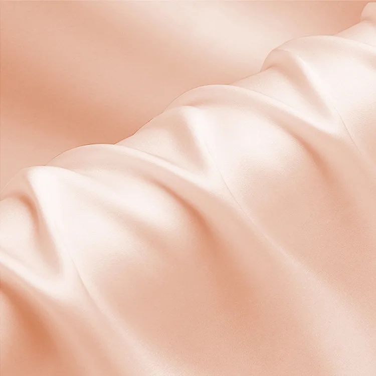 OEKO-TEX 100 Wholesale silk pure natural Satin silk fabric 16 19 22 25 30 mm custom charmeuse mulberry silk fabric