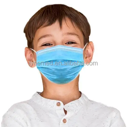 China Top 1 supplier PP & Non-woven Fabric & Meltblown Fabric 50pcs kids disposable face mask children / 50pcs kids disposable f