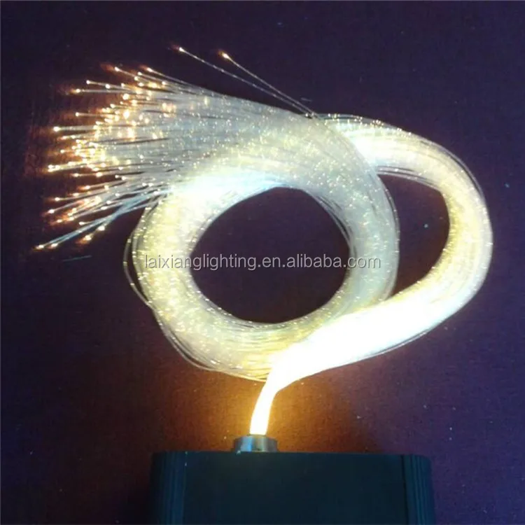 0.75mm 1.0mm 1.5mm 2mm 2.5mm end glow fiber optic lighting solid plastic optical fiber for lighting and decoration