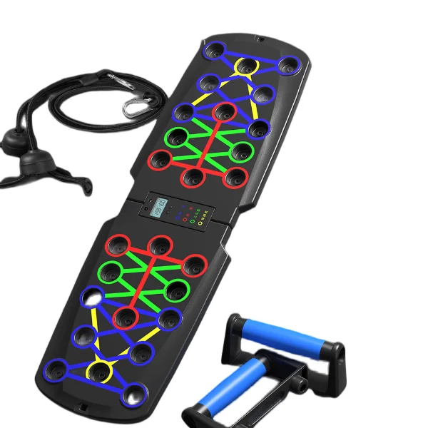 Body Fitness Multifunctional Push-up Bracket Board Gym Foldable Fitness Push Up Board Fitness Set