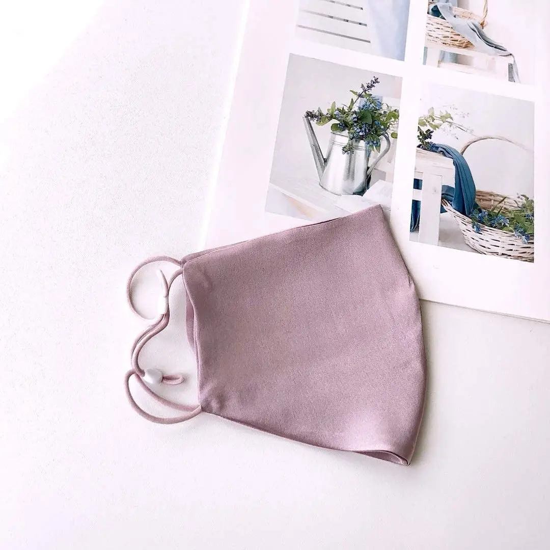 100% Pure Silk High quality comfortable Popular luxury biodegradable silk mouth-muffle Silk facemask