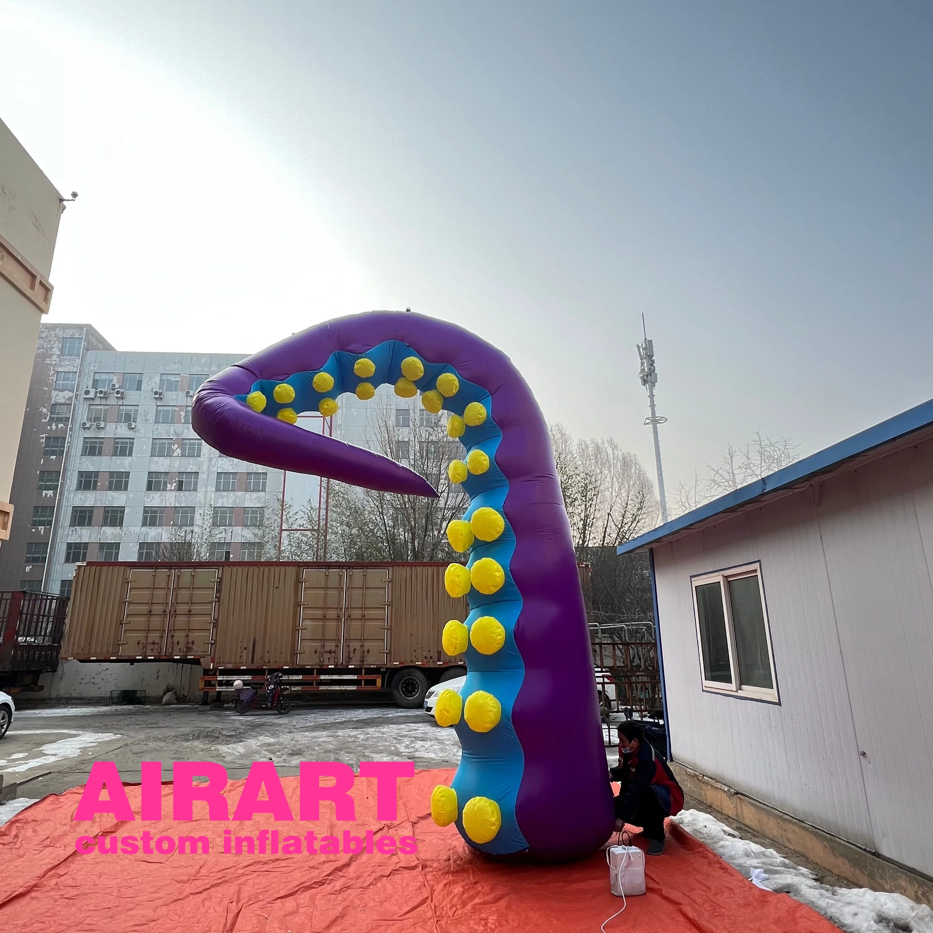 high quality Giant inflatable octopus tentacle/ jellyfish tentacle inflatable/ inflatable octopus