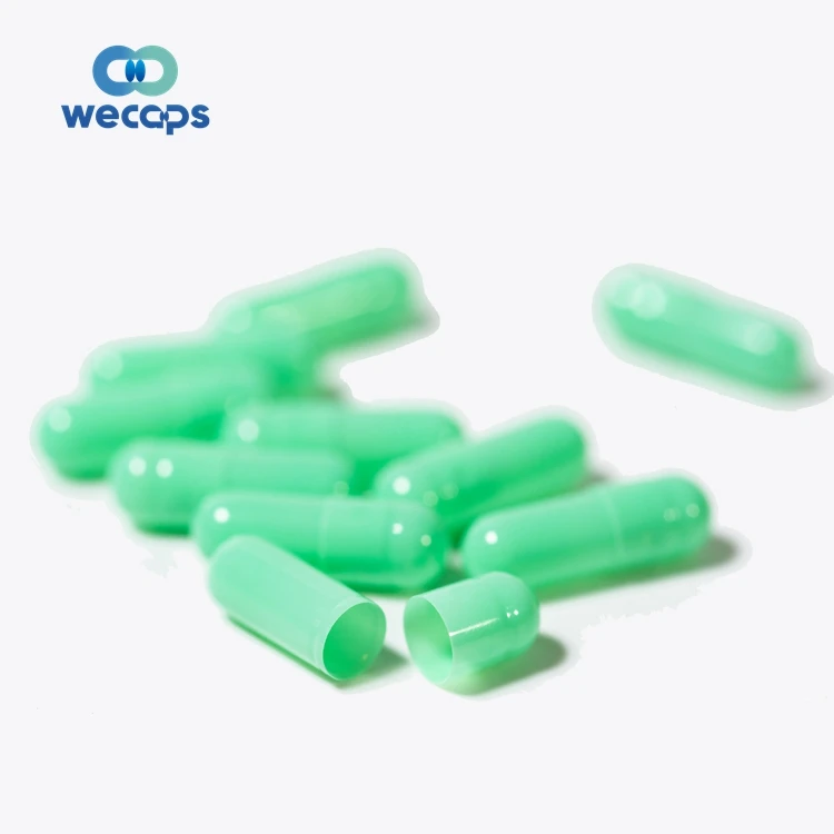 Wecaps медицинские желатиновые костные капсулы размером 2 # разделенные пустые бычий твердый желатин