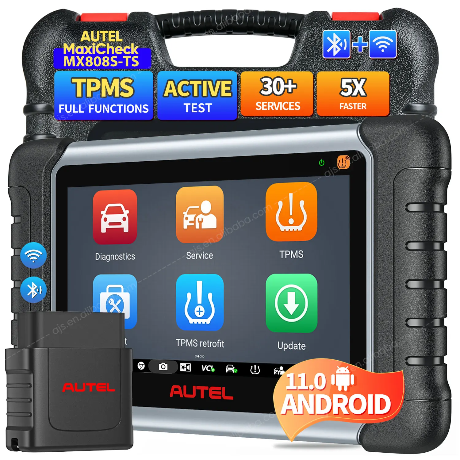 Autel Official Store Version Autel MaxiCheck MX808S-TS TPMS Programming Auto Scan TPMS Altar Diagnostic Tool Upgrade of MK808TS