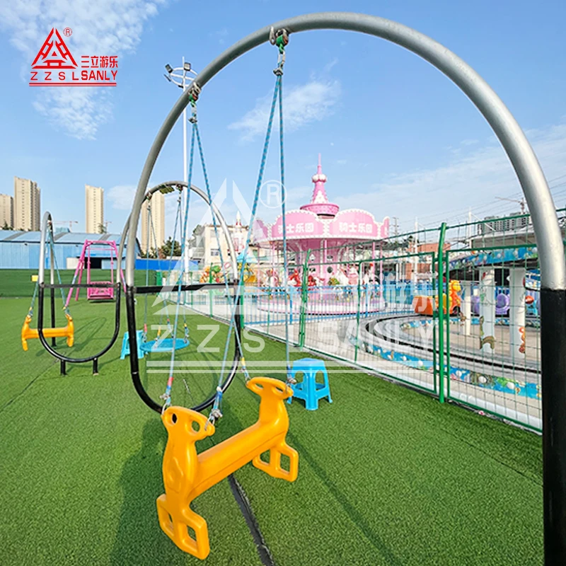 High Quality Three Person Nest Swing Net Garden Spider Web Fully Assembled Kids Outdoor Round Tree Swing Set