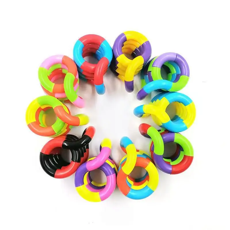 2024 New design children adult decompression variety modeling twister rope winding novel plastic gifts toys