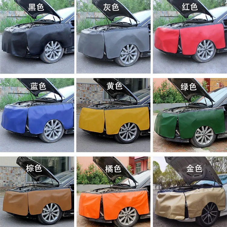 Custom Auto Fender Cover Work Mat Protector Magnetic Car Repair Fender Cover