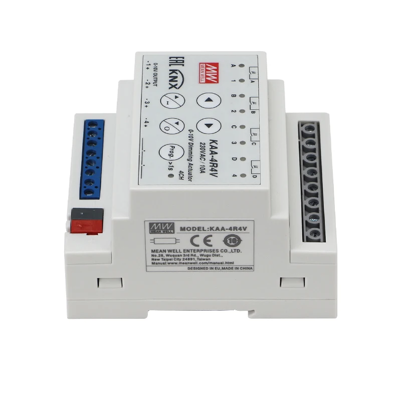 Бренд Mean Well представляет KAA-4R4V-10 KNX переключатель привод Meanwell