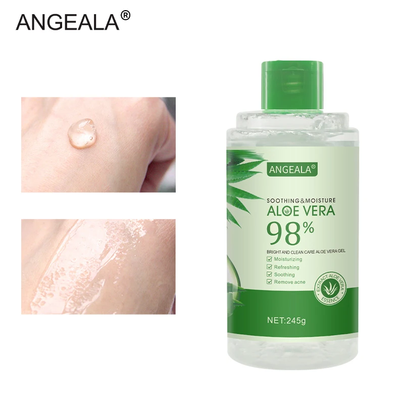 Private Label Oem Organic 100 Pure Aloe Vera Gel Face Skin Moisturizer Soothing Lightening Cream Gel De Aloe Vera Gel for face