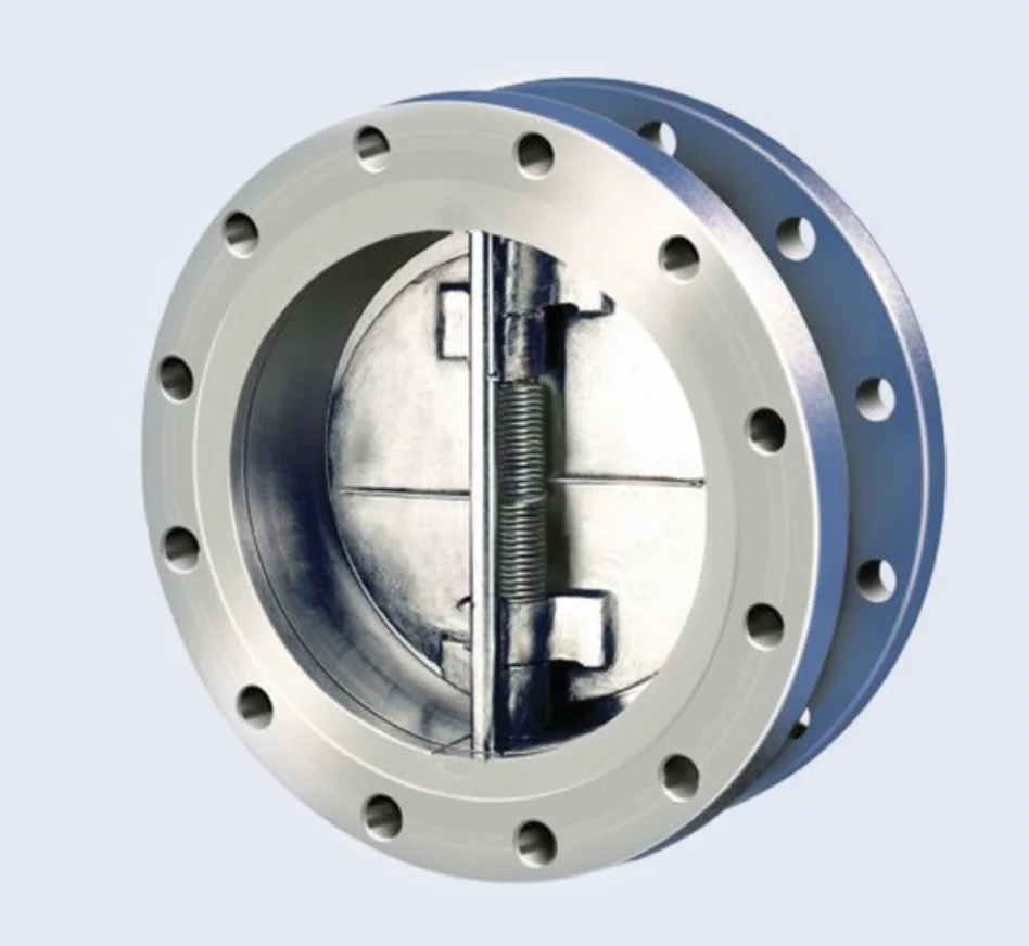 DN50 Класс 150 Inconel X750 пружинная пластина RF Торцевая двухпластинчатый обратный клапан ручной силовой отливки CF8 корпус CF8M дисковый газовый OEM настраиваемый