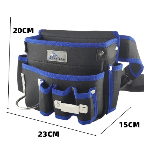 Multifunction Roller Tool Bags Oxford Canvas Practical Handles Bags Chisel Electrician Carrying Toolkit Instrument Package Case