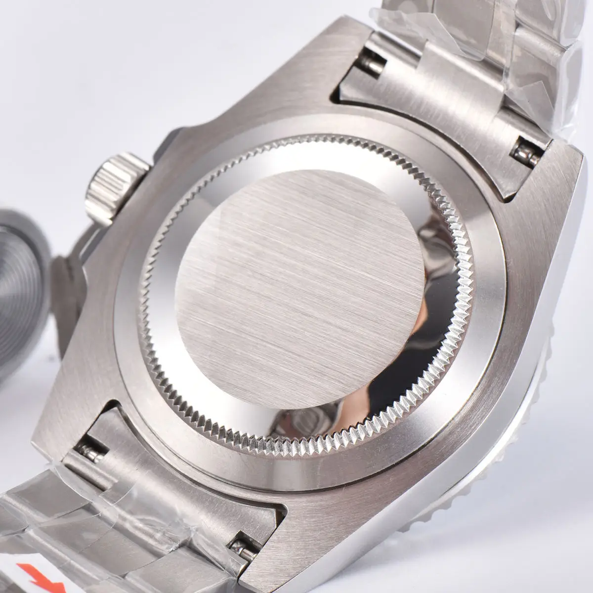 Luxury Men Mechanical Watch Genuine Sapphire Steel Strap NH34 Waterproof 10ATM GMT Automatic Business Watch Montre Homme