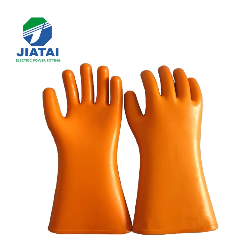 high voltage electrical insulating gloves /electrician prevent electric charging 12 volt operation 10KV gloves rubber gloves