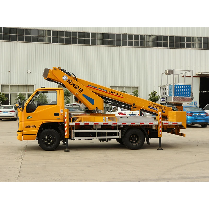 China official best-seller telescopic boom lift Truck Mounted Telescoping Lift Elevating Aerial Work platform