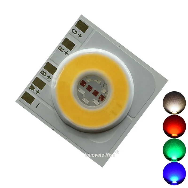 Rgbww Rgbcw 8w чип высокой мощности 1313 8-10v 150mA Rgbw cob светодиодный трехцветный для бар света