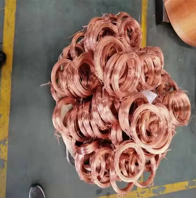 AISI   C12200  hollow Capillary Copper Coil Tube  Pipe brass tube copper pipe for refrigeration fields