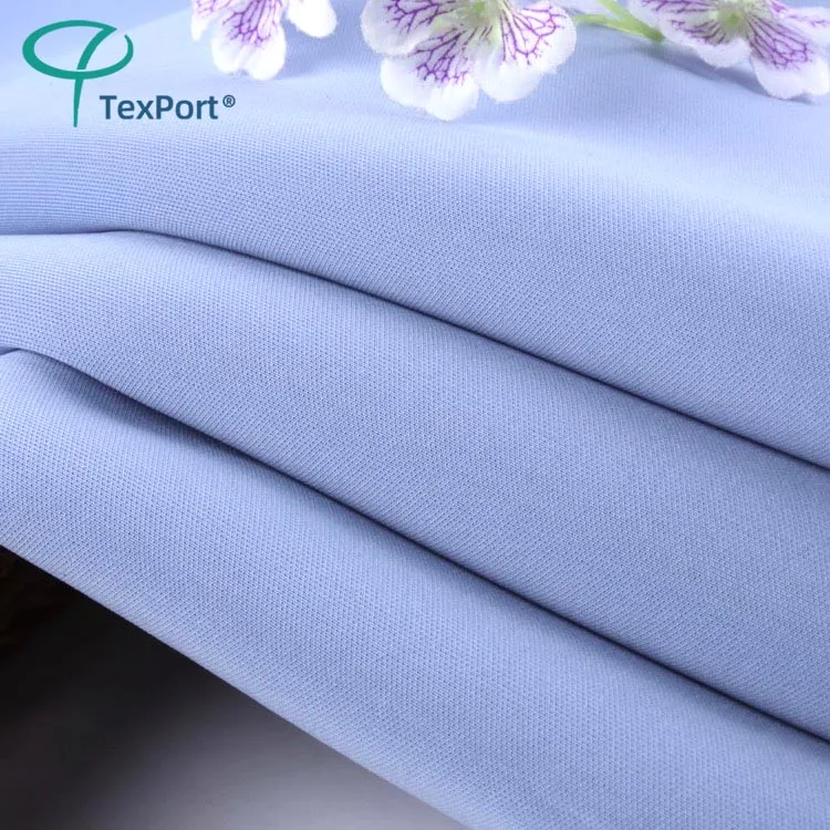 Wholesale Custom Colorful Textiles Polyester Spandex 250gsm Air Layer Thin Scuba Fabric for Bag Dress Garment