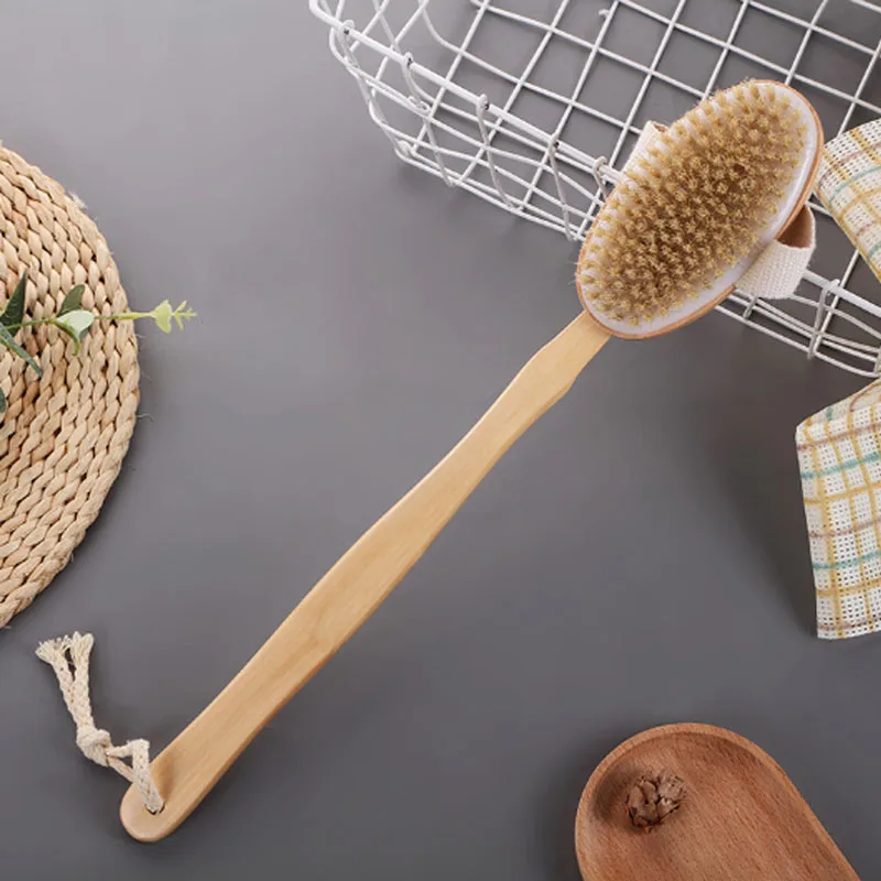 Professional Long Reach Handled Comb and Hair Brush Set for Elderly and Hand-Disabled People Long Handle Nassage Comb