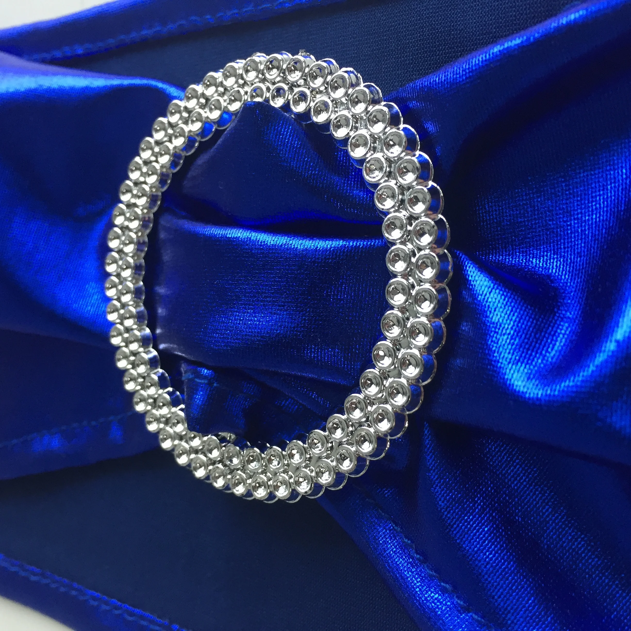 Fancy cheap metallic gold chair sashes for wedding