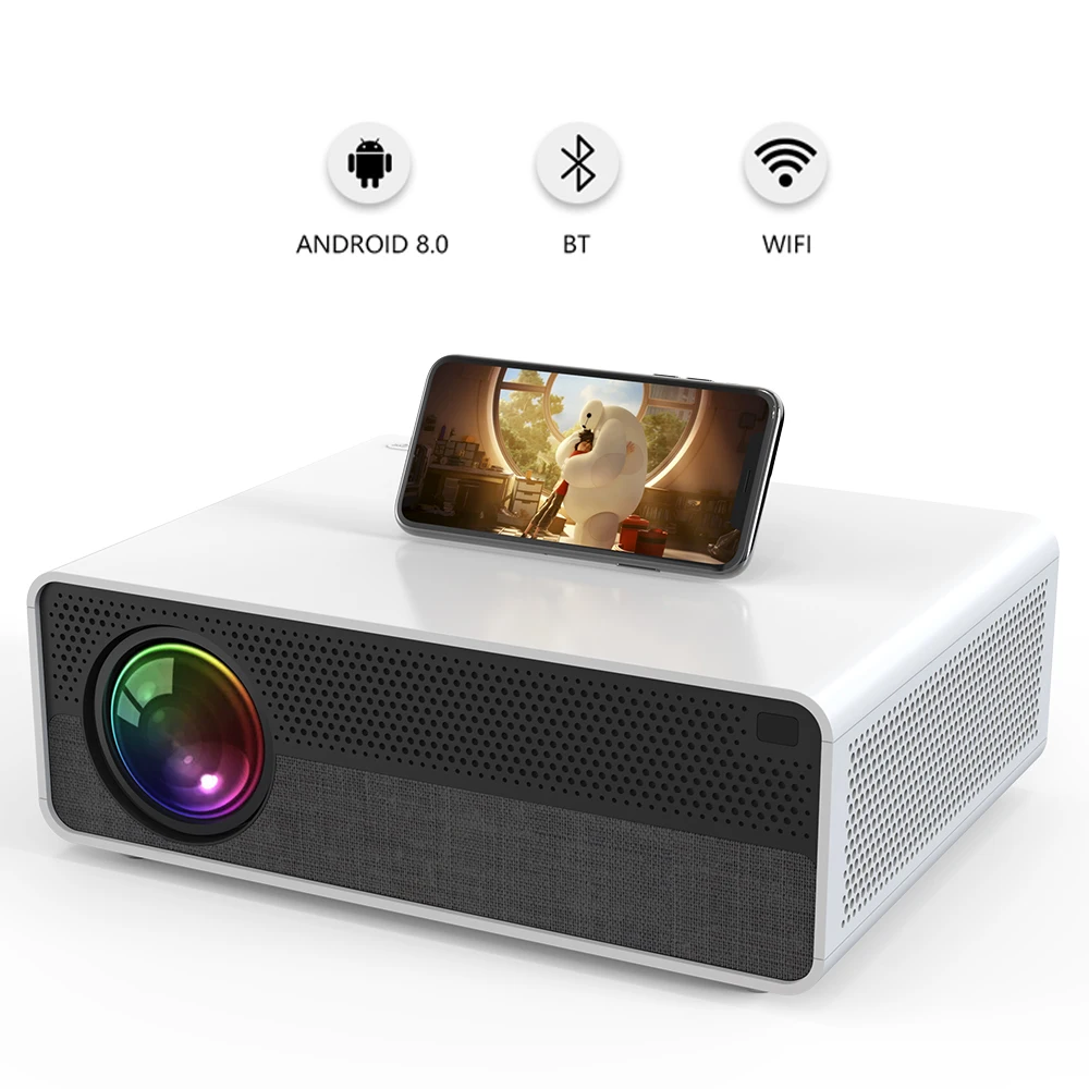 Factory direct OEM/ODM 14000 high lumen projector 1080p full HD 4k LCD portable home theater outdoor projector