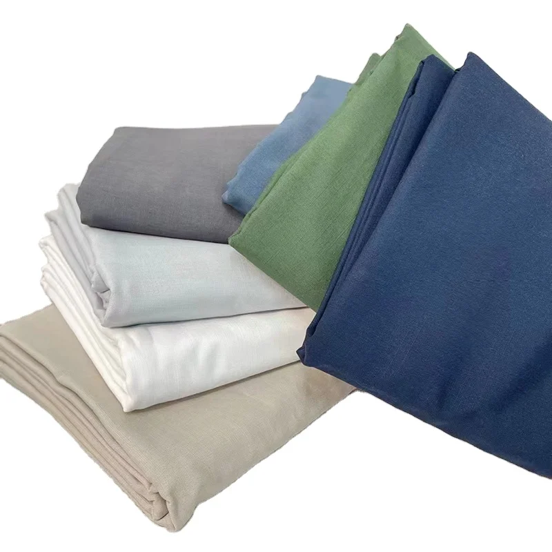 wholesale Item Bamboo fiber /French Linen Bedding Bed set Bamboo / Linen bed flat sheet