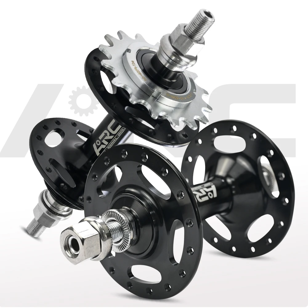 CNC Wholesale bicycle parts GT-002F/R  OEM Front M9*100mm Rear Hub M10*120mm 32 round holes aluminum alloy Fixed Gear Bike Hub