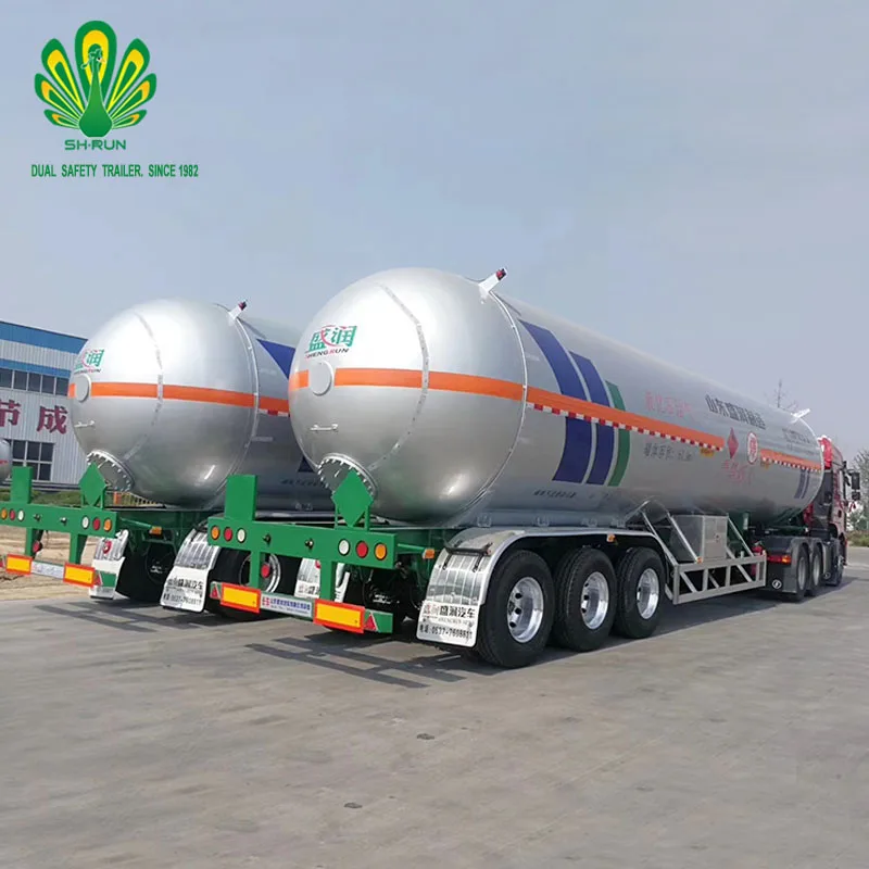 Manufacturer and factory supply 61.9 cbm propylene transport tanker LPG tank trailer