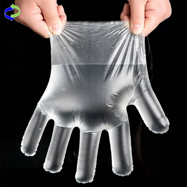 PE Gloves Disposable Clean Living Disposable Plastic Hand Gloves