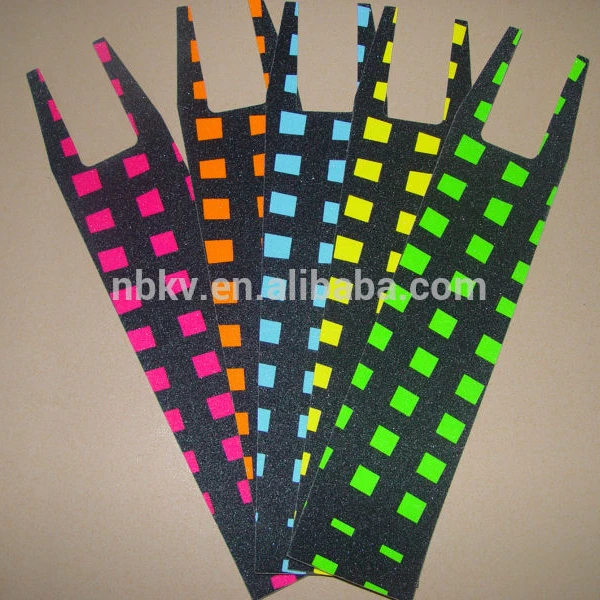Black PVC Skateboard Grip Tape 9' x 33' Anti-Slip Snowboard Stickers Waterproof 1mm Thickness Single-Sided Silicone Adhesive