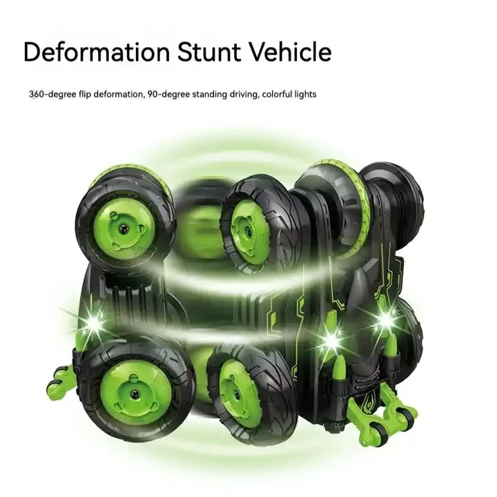 Double Sided 360 Degrees RC Cars Vehicle Radio Control Car Hobby Toy RC Stunt Car Transformation for Boys