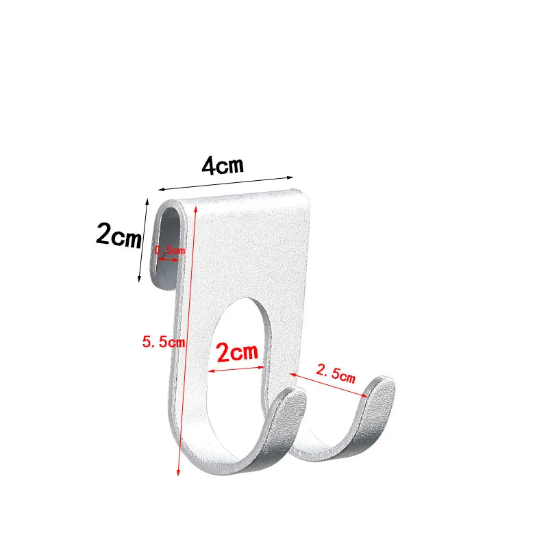 Stainless Steel Towel Hooks Bath Accessories Corner Basket S Hook Brush Sponge Hangers