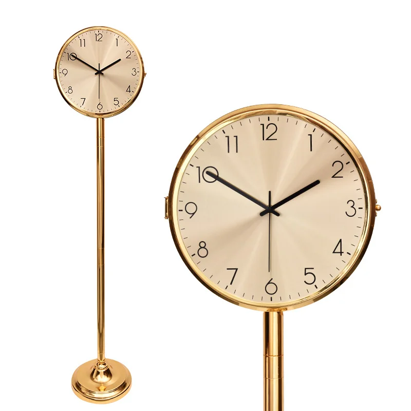 Металлические часы для гостиной, 12 дюймов