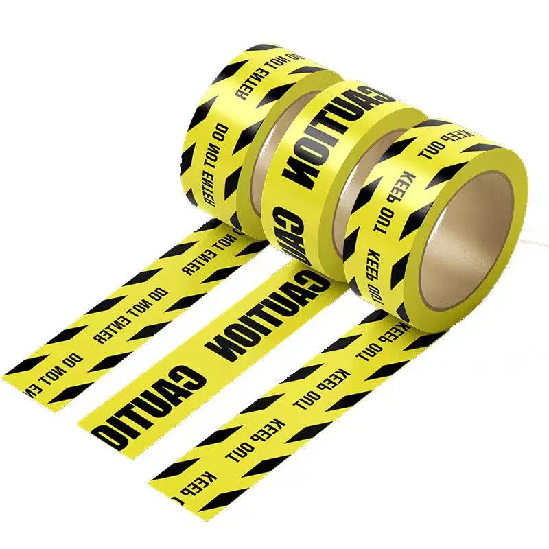Custom Trendy Brand Sticker Warning Suitcase Skateboard Decoration Packing Tape