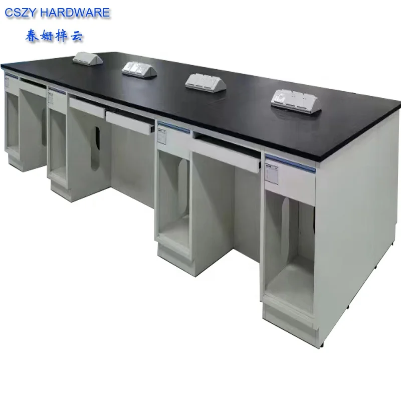 5Years Warranty Biology University Laboratory Furniture Workbench with Sink