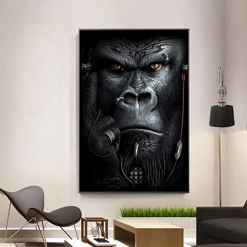 Orangutan Wall Art Home Decor Canvas Art Prints Animal Painting