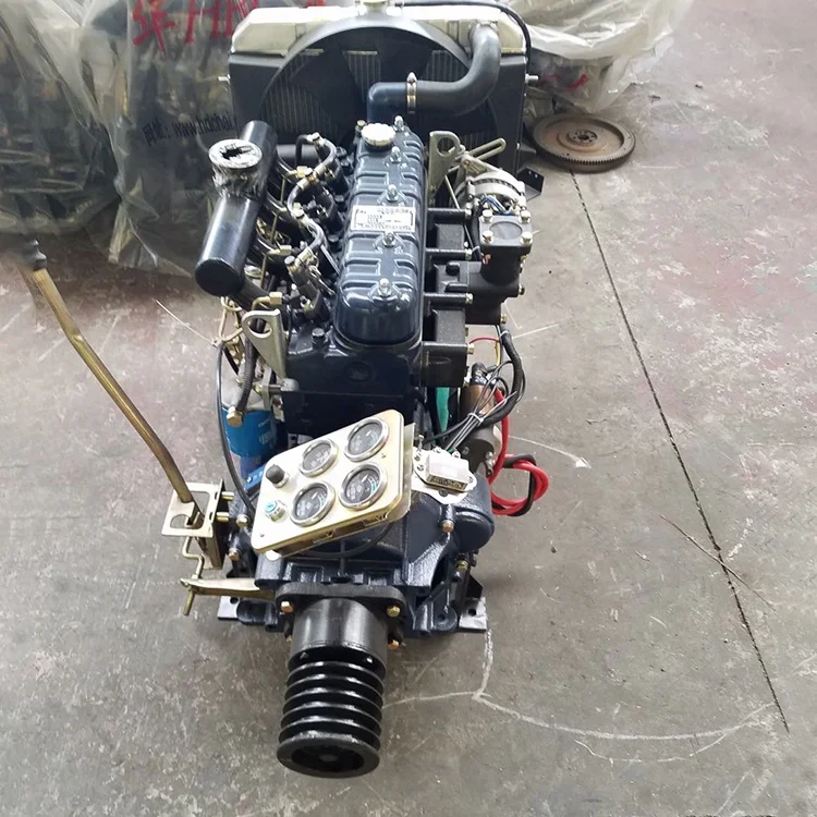 Chinese Manufacturer 35.3KW Clutch Diesel Engine 490G With PTO And Pulley