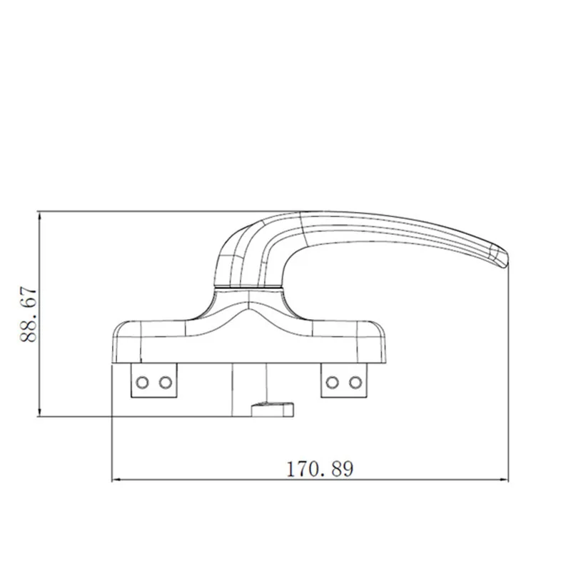 Window Handle/ Aluminium Window and Door Accessories Factory Price Aluminium hardware
