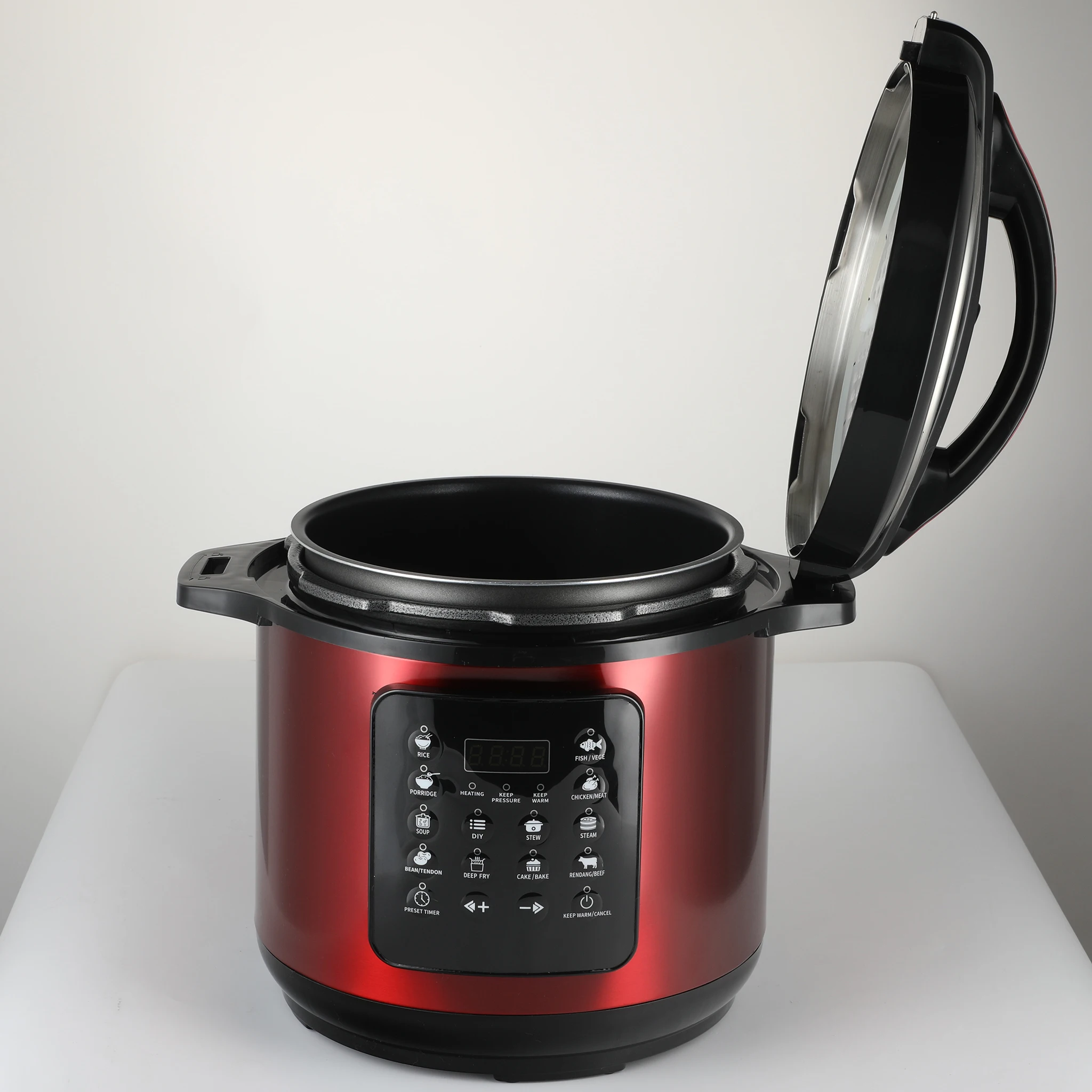 High Quality Commercial Or Household pressure cooker with a aluminium inner pot 6l electric pressure cooker