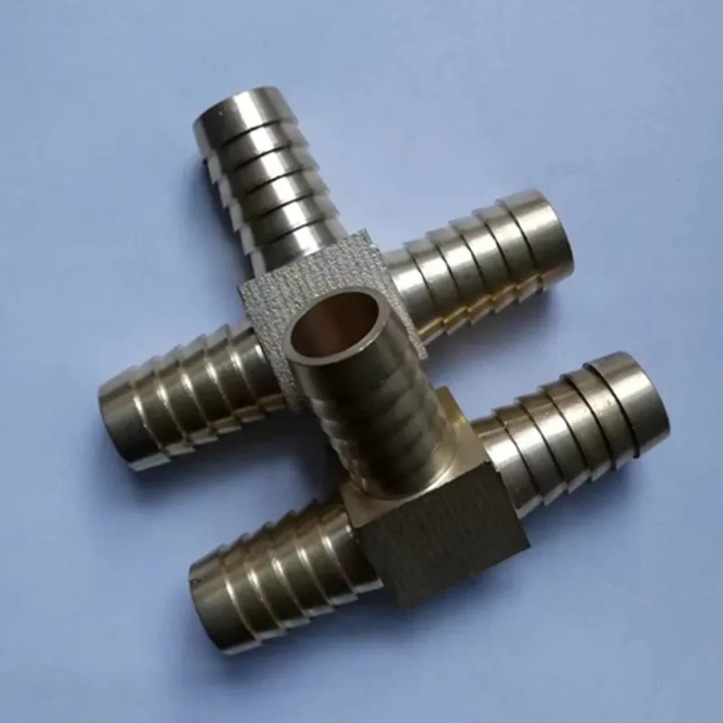 Three-way Barb T Type Three-way Water Heating Gas Pagoda Joint Outlet Copper Hexagon Male Casting 3 Years Male Thread Hex Nipple
