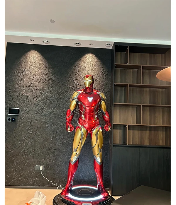 Заводская цена статуэтки Marvel из смолы MK85 Железный человек 1/1 в натуральную величину скульптура Hero для продажи