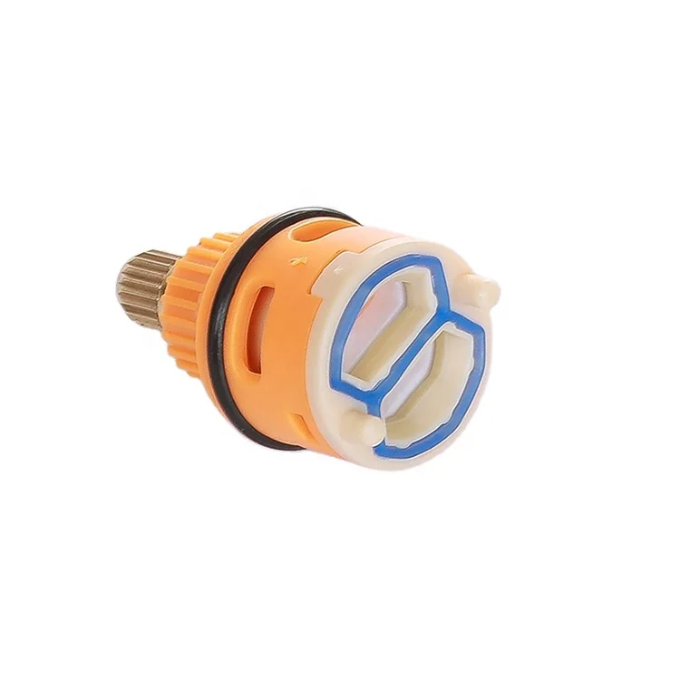 Factory Wholesale 22mm 2way Brass Lever Diverter  Faucet Ceramic Cartridge